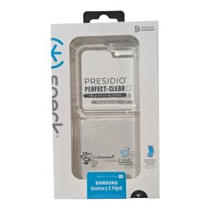 J5. Speck Presidio Perfect-Clear Samsung‎ Galaxy Z Flip5 - Glitter